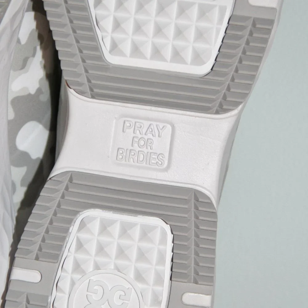G/FORE Camo MG4+ Golf Shoes Mens 9.5 Snow Grey Waterproof